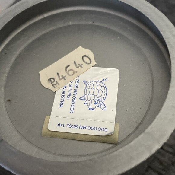 Swarovski Crystal Pig #7638 Figurine Austria With Box Silver Metal Tail - Picture 7 of 7